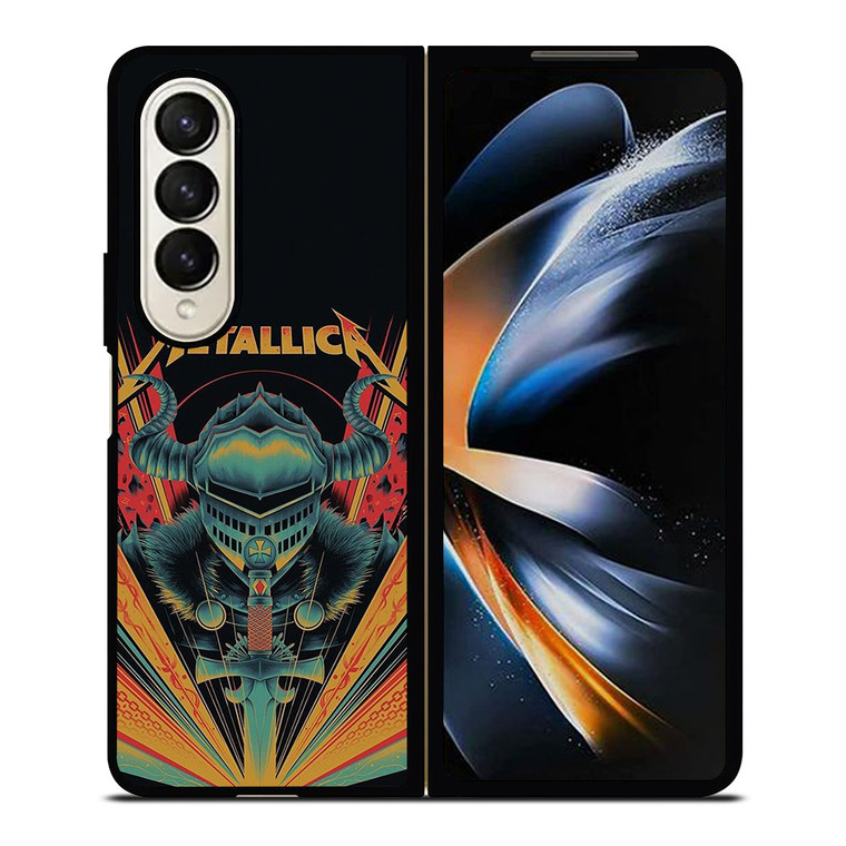 METALLICA LOGO KNIGHT Samsung Galaxy Z Fold 4 Case Cover METALLICA LOGO KNIGHT Samsung Galaxy Z Fold 4 Case Cover