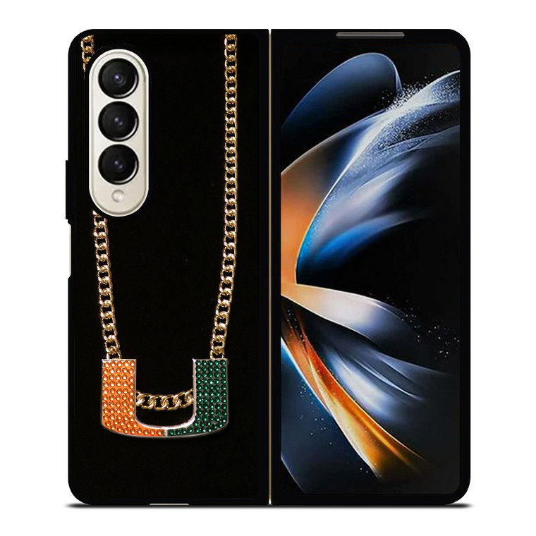 MIAMI HURRICANES TURNOVER CHAIN Samsung Galaxy Z Fold 4 Case Cover