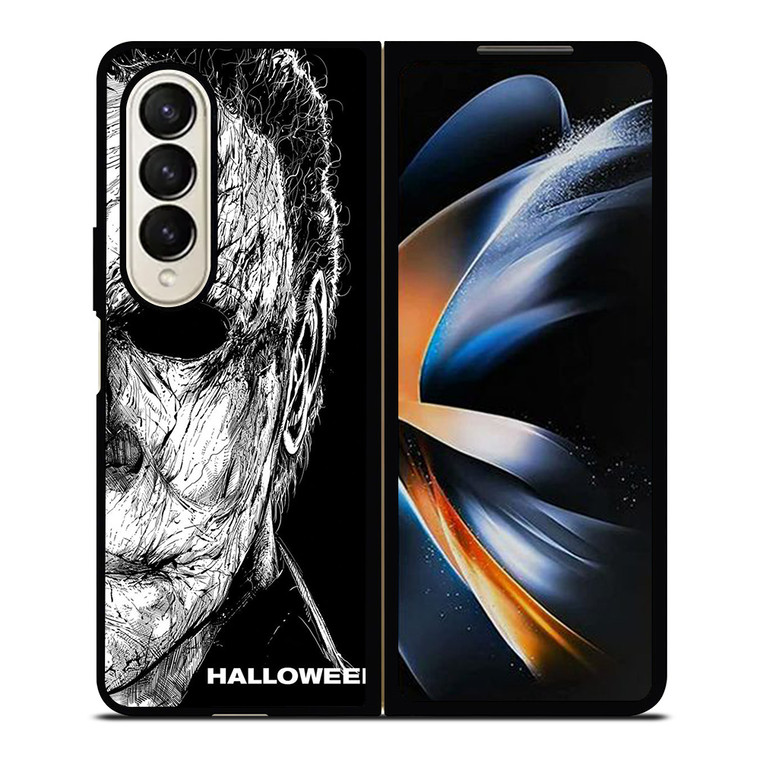 MICHAEL MYERS FACE HALLOWEEN FACE ART Samsung Galaxy Z Fold 4 Case Cover