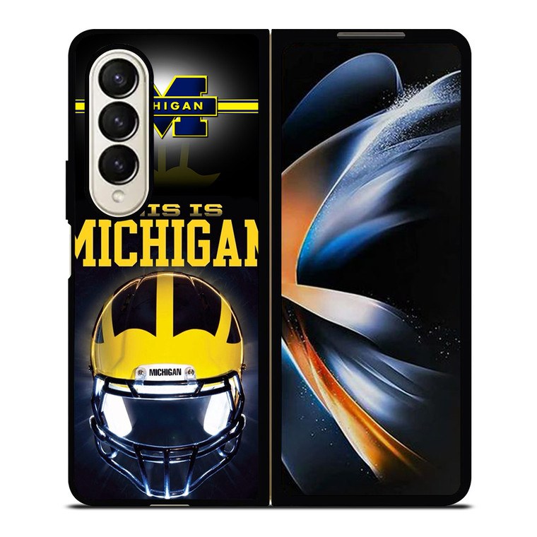 MICHIGAN WOLVERINES FOOTBALL Samsung Galaxy Z Fold 4 Case Cover