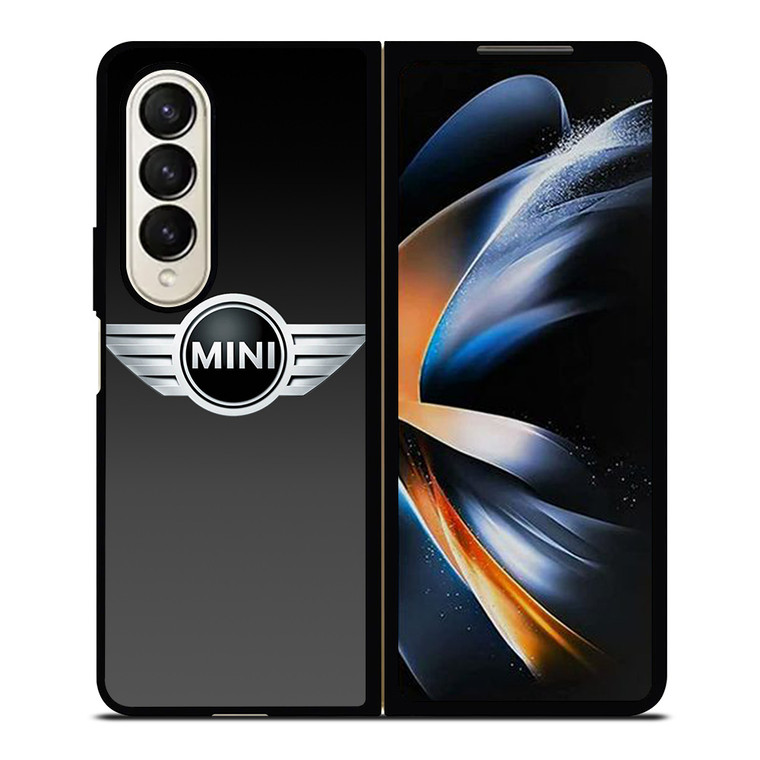 MINI COPER BLACK LOGO Samsung Galaxy Z Fold 4 Case Cover