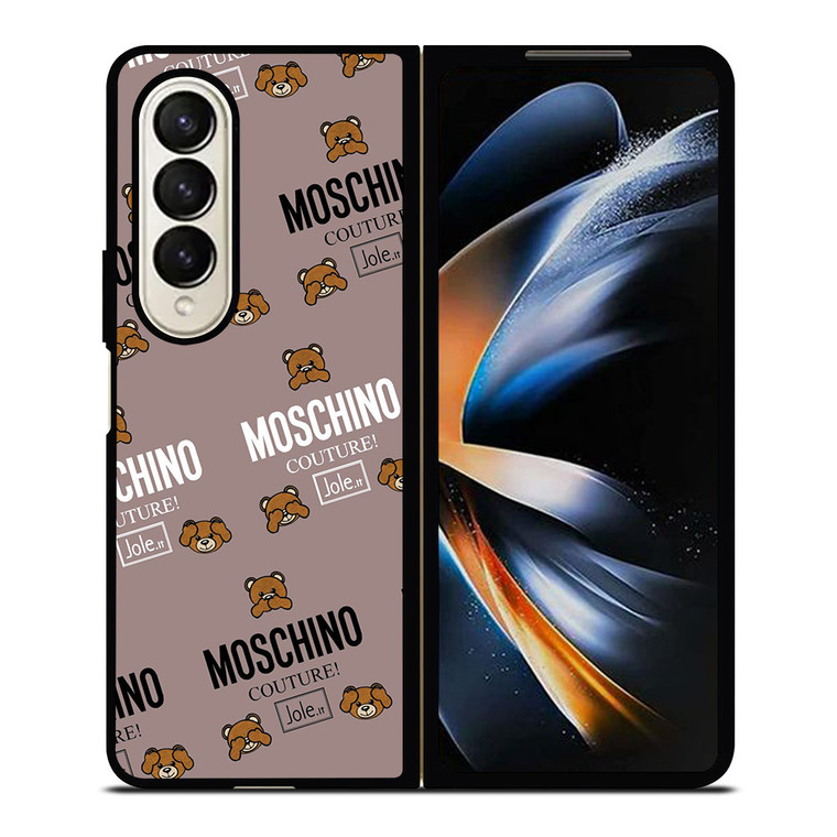 MOSCHINO COUTURE LOGO Samsung Galaxy Z Fold 4 Case Cover