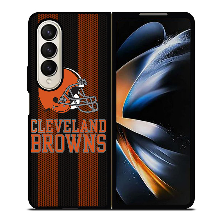 NEW CLEVELAND BROWNS ART Samsung Galaxy Z Fold 4 Case Cover
