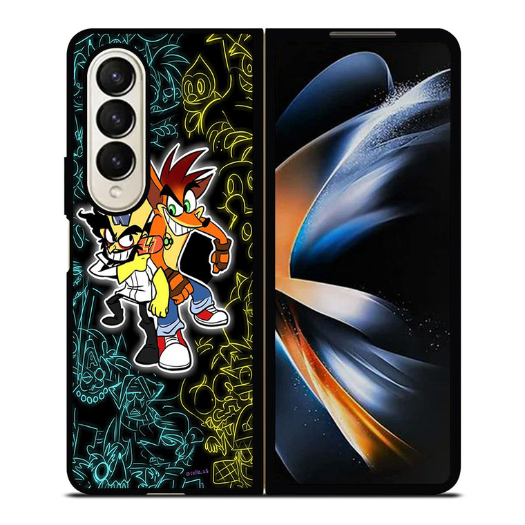 NEW CRASH BANDICOOT Samsung Galaxy Z Fold 4 Case Cover