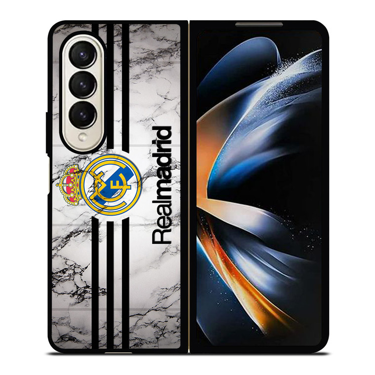 NEW REAL MADRID MARBLE LOGO Samsung Galaxy Z Fold 4 Case Cover