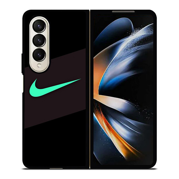 NIKE LIGHT GREEN LOGO Samsung Galaxy Z Fold 4 Case Cover