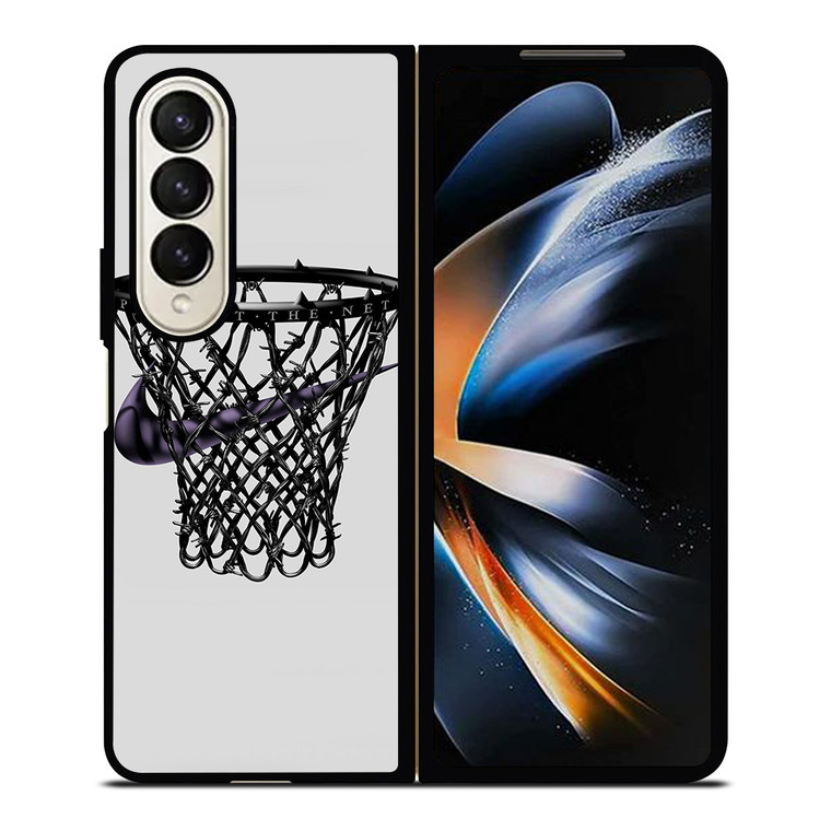 NIKE LOGO RING BASKETBALL NEVER STOPS Samsung Galaxy Z Fold 4 Case Cover