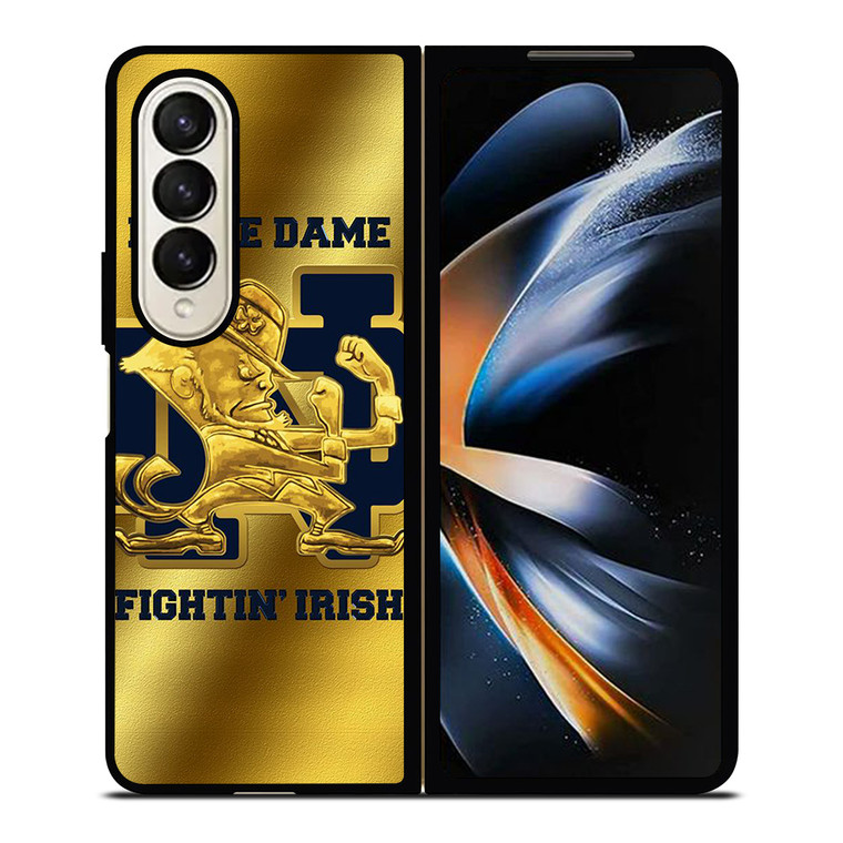 NOTRE DAME FIGHTING IRISH GOLD Samsung Galaxy Z Fold 4 Case Cover