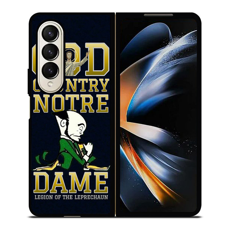 NOTRE DAME GOD COUNTRY Samsung Galaxy Z Fold 4 Case Cover