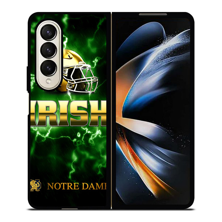NOTRE DAME IRISH LOGO GREEN Samsung Galaxy Z Fold 4 Case Cover
