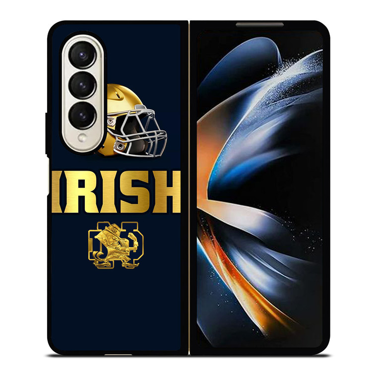 NOTRE DAME IRISH ND GOLD Samsung Galaxy Z Fold 4 Case Cover