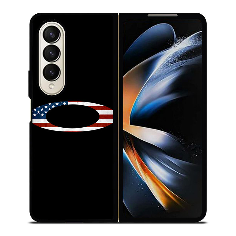 OAKLEY AMERICAN FLAG LOGO Samsung Galaxy Z Fold 4 Case Cover