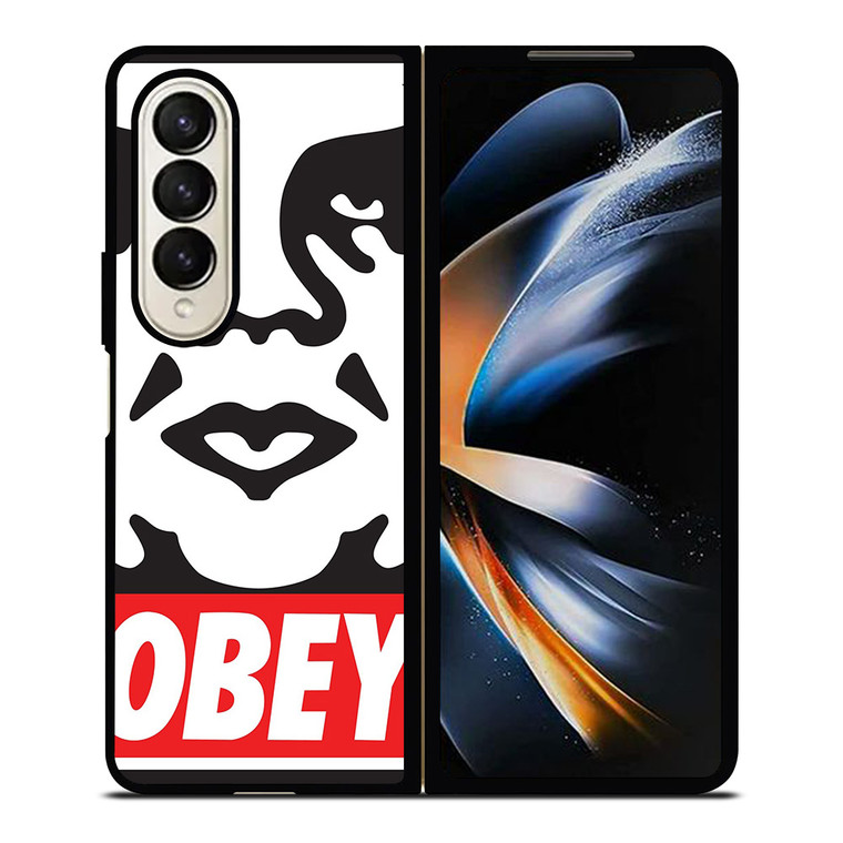 OBEY CLOTHING LOGO Samsung Galaxy Z Fold 4 Case Cover OBEY CLOTHING LOGO Samsung Galaxy Z Fold 4 Case Cover