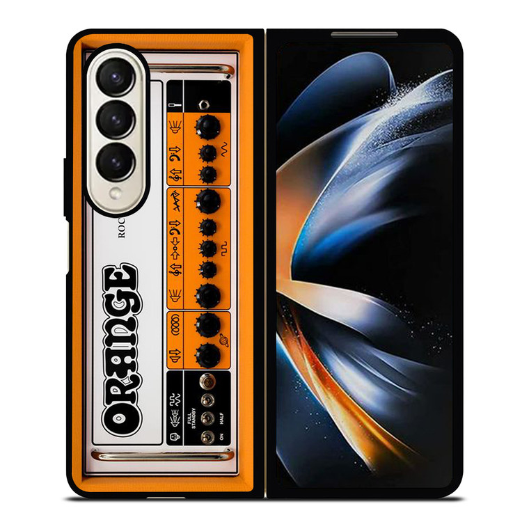 ORANGE GUITAR BASS AMP Samsung Galaxy Z Fold 4 Case Cover