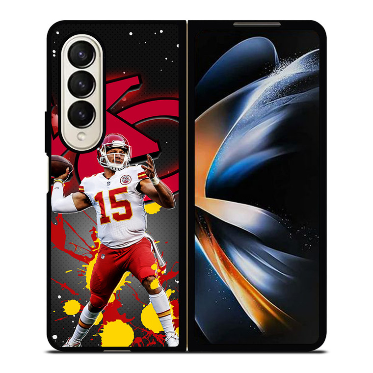 PATRICK MAHOMES KC CHIEFS NFL Samsung Galaxy Z Fold 4 Case Cover PATRICK MAHOMES KC CHIEFS NFL Samsung Galaxy Z Fold 4 Case Cover