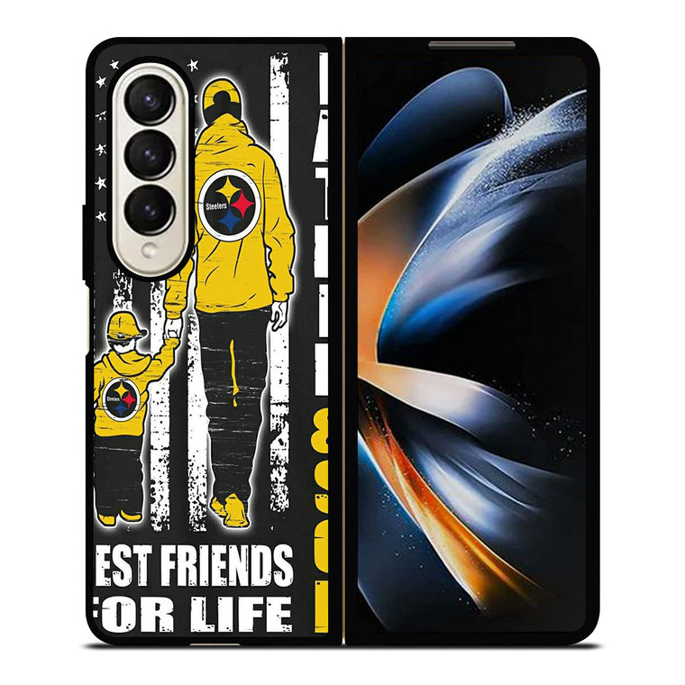 PITTSBURGH STEELERS FATHER AND SON Samsung Galaxy Z Fold 4 Case Cover