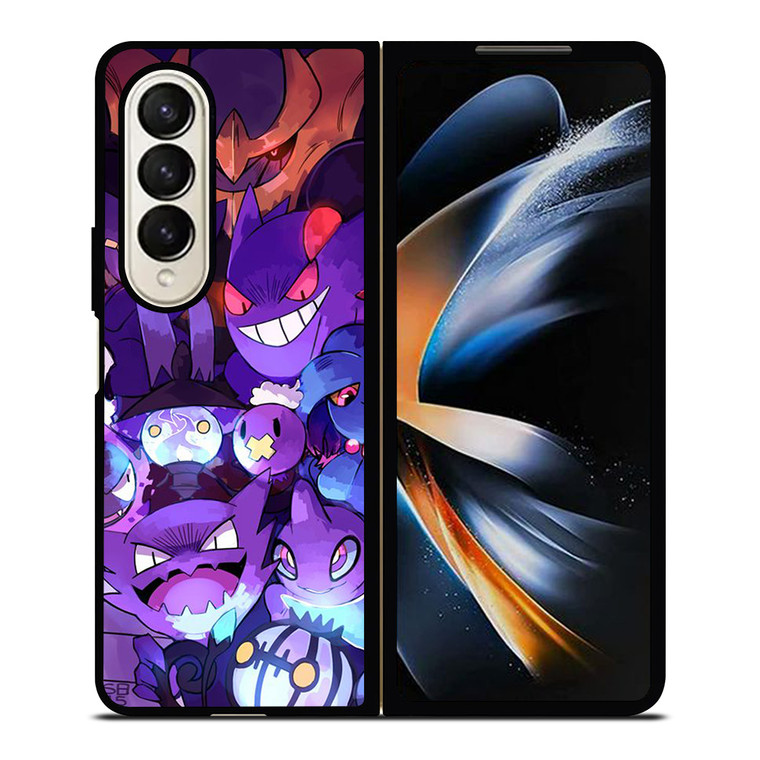 POKEMON GASTLY HAUNTER GENGAR ART GO Samsung Galaxy Z Fold 4 Case Cover POKEMON GASTLY HAUNTER GENGAR ART GO Samsung Galaxy Z Fold 4 Case Cover
