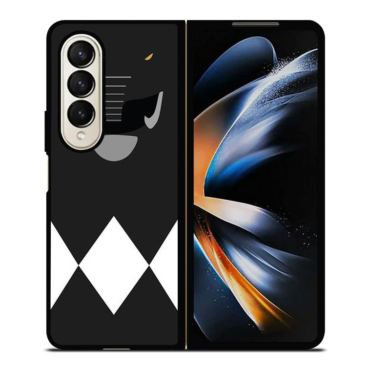 POWER RANGERS BLACK Samsung Galaxy Z Fold 4 Case Cover POWER RANGERS BLACK Samsung Galaxy Z Fold 4 Case Cover
