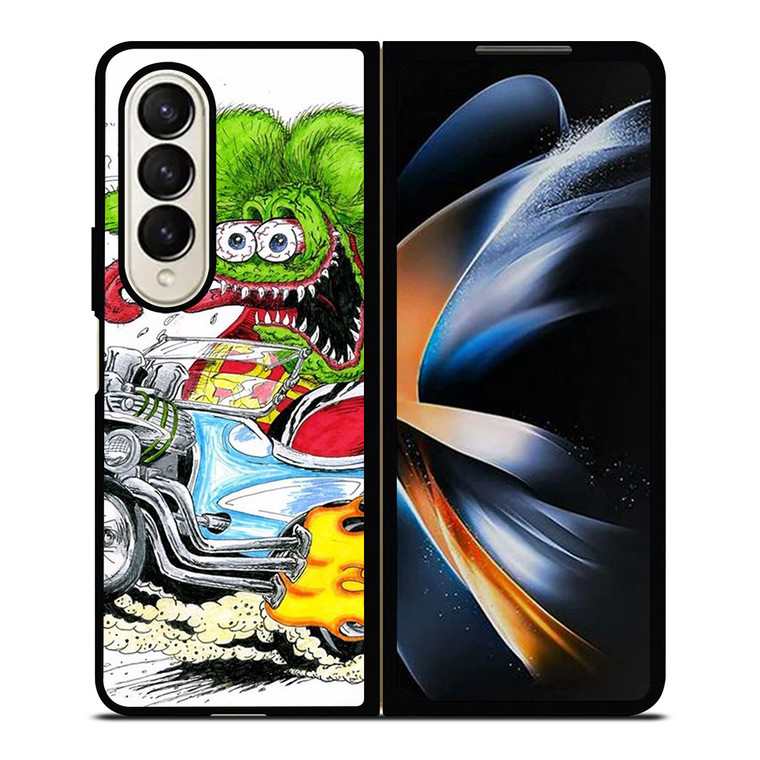 RAT FINK HOT ROD Samsung Galaxy Z Fold 4 Case Cover RAT FINK HOT ROD Samsung Galaxy Z Fold 4 Case Cover