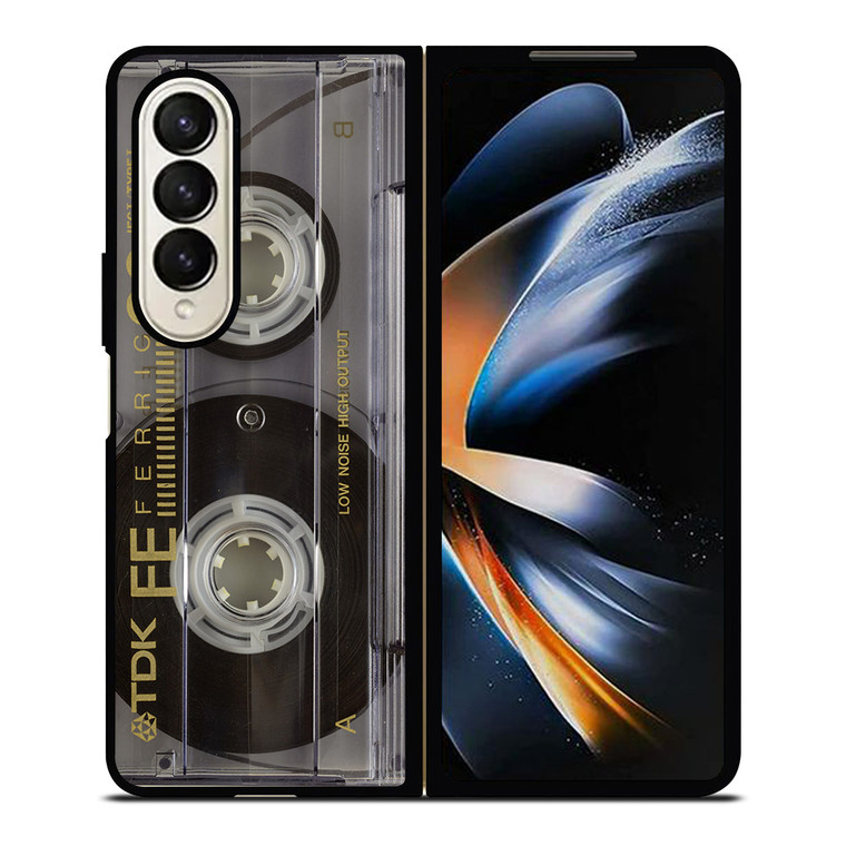 RETRO CASSETTE TAPE Samsung Galaxy Z Fold 4 Case Cover
