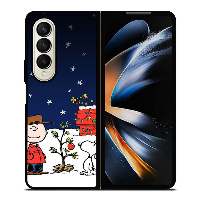 SNOOPY AND CHARLIE BROWN SNOW THE PEANUTS Samsung Galaxy Z Fold 4 Case Cover SNOOPY AND CHARLIE BROWN SNOW THE PEANUTS Samsung Galaxy Z Fold 4 Case Cover