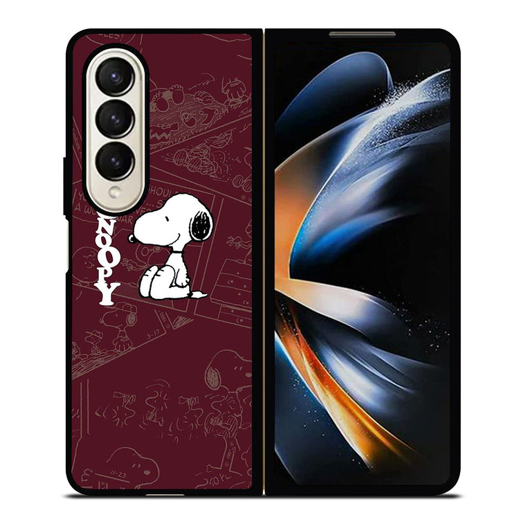 SNOOPY PEANUTS Samsung Galaxy Z Fold 4 Case Cover SNOOPY PEANUTS Samsung Galaxy Z Fold 4 Case Cover