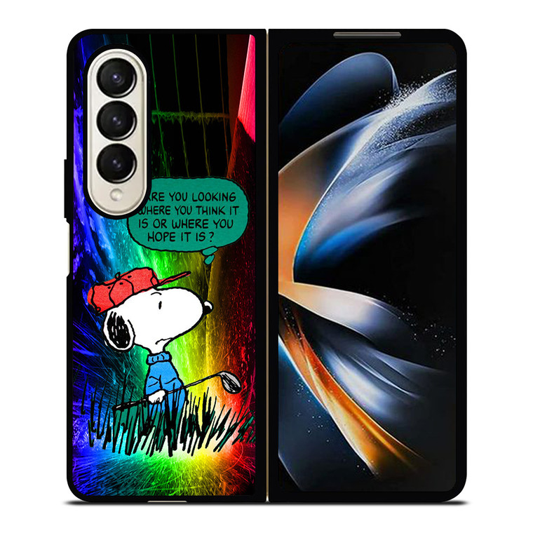 SNOOPY QUESTION Samsung Galaxy Z Fold 4 Case Cover