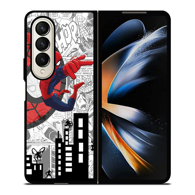 SPIDEMAN CARTOON COMIC Samsung Galaxy Z Fold 4 Case Cover