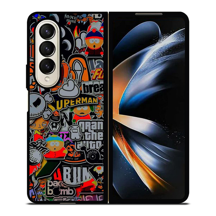 STICKER BOMB COMPILATION Samsung Galaxy Z Fold 4 Case Cover