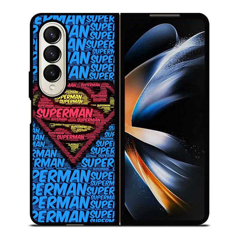 SUPERMAN LOGO ART Samsung Galaxy Z Fold 4 Case Cover