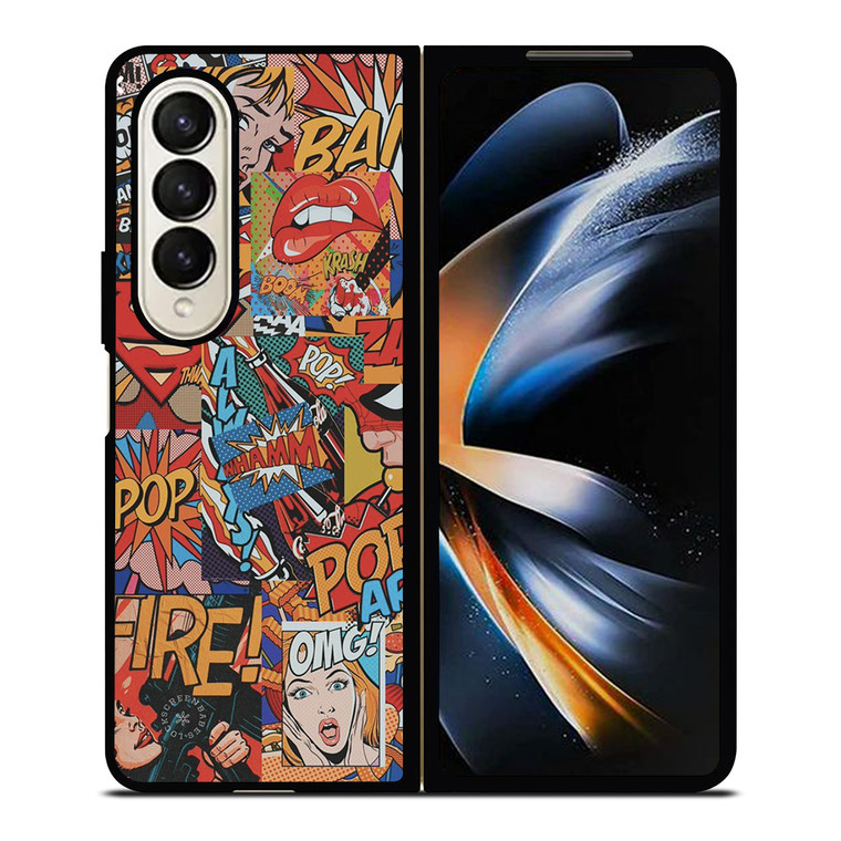 SUPERMAN POP ART COMIC Samsung Galaxy Z Fold 4 Case Cover SUPERMAN POP ART COMIC Samsung Galaxy Z Fold 4 Case Cover