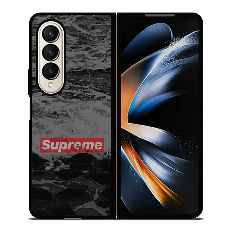 SUPREME LOGO OCEAN Samsung Galaxy Z Fold 4 Case Cover