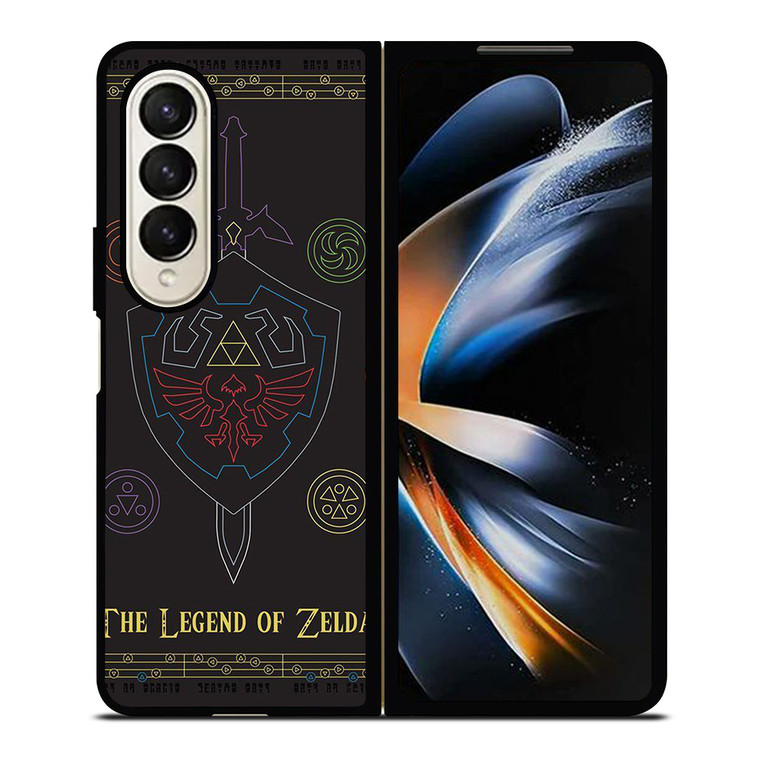 THE LEGEND OF ZELDA GAME ICON LOGO Samsung Galaxy Z Fold 4 Case Cover THE LEGEND OF ZELDA GAME ICON LOGO Samsung Galaxy Z Fold 4 Case Cover