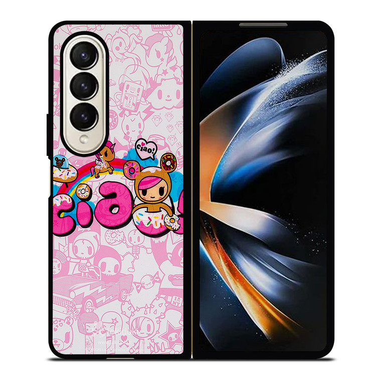 TOKIDOKI DONUTELLA UNICORNO CIAO Samsung Galaxy Z Fold 4 Case Cover TOKIDOKI DONUTELLA UNICORNO CIAO Samsung Galaxy Z Fold 4 Case Cover