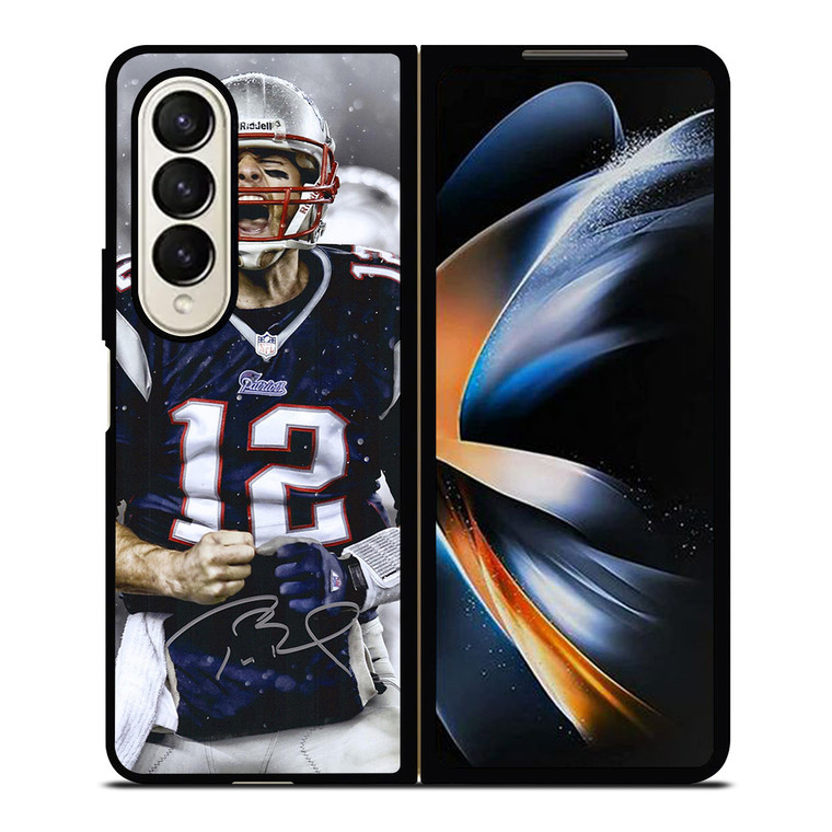 Tom Brady New England Patriots Nfl Samsung Galaxy Z Fold 4 Case Cover