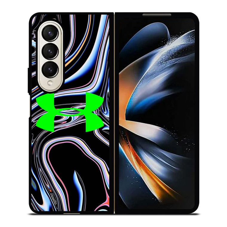 UNDER ARMOUR LOGO LIQUID CHROME Samsung Galaxy Z Fold 4 Case Cover