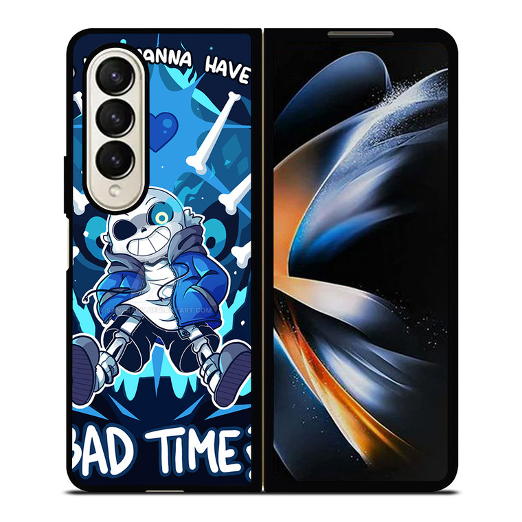 UNDERTALE SANS BAD TIME Samsung Galaxy Z Fold 4 Case Cover