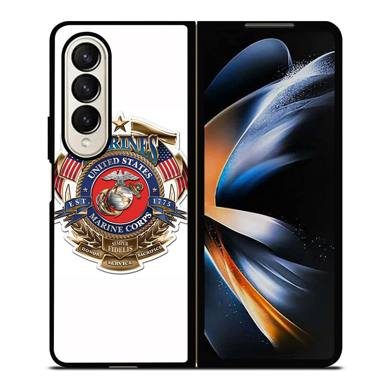 USMC US MARINE SEAL CORPS LOGO EMBLEM Samsung Galaxy Z Fold 4 Case Cover