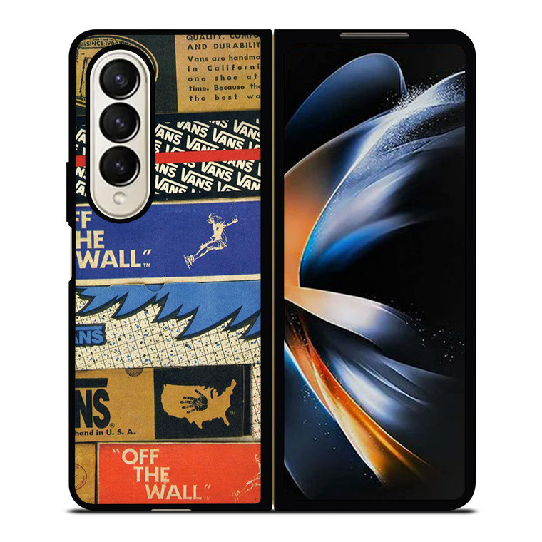 VANS LOGO BOX VINTAGE Samsung Galaxy Z Fold 4 Case Cover