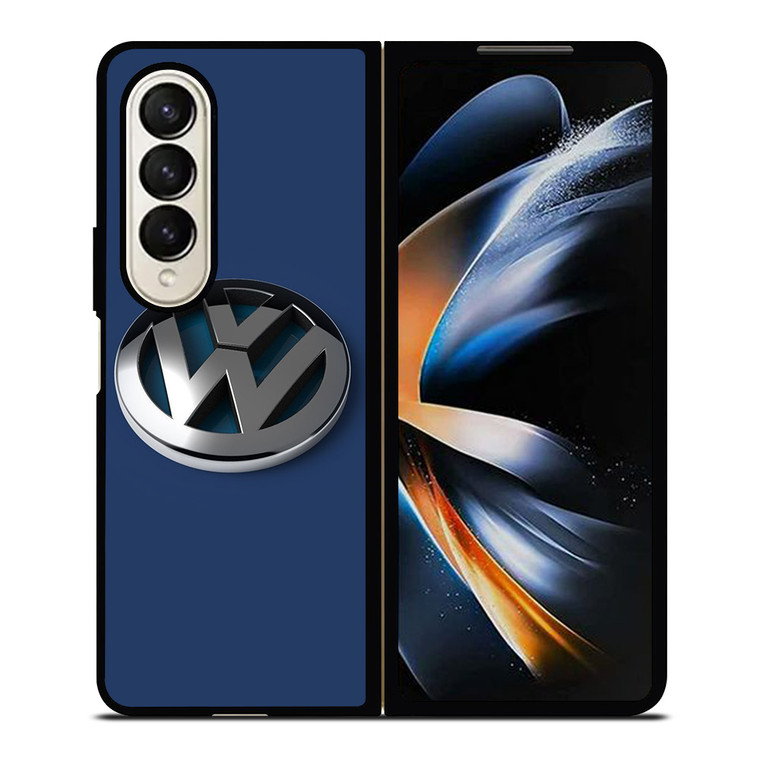 VW VOLKSWAGEN GLOSSY LOGO EMBLEM Samsung Galaxy Z Fold 4 Case Cover