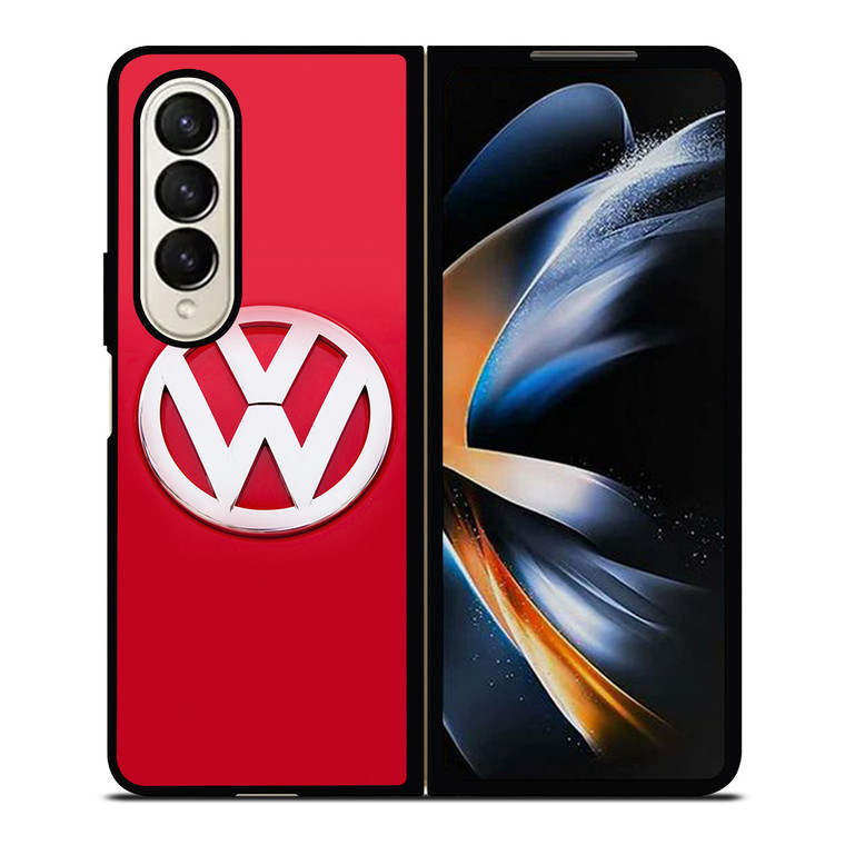 VW VOLKSWAGEN LOGO RED Samsung Galaxy Z Fold 4 Case Cover