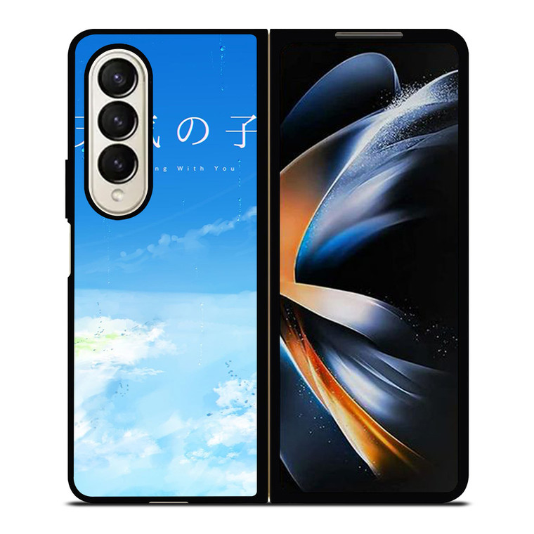 WEATHERING WITH YOU POSTER Samsung Galaxy Z Fold 4 Case Cover