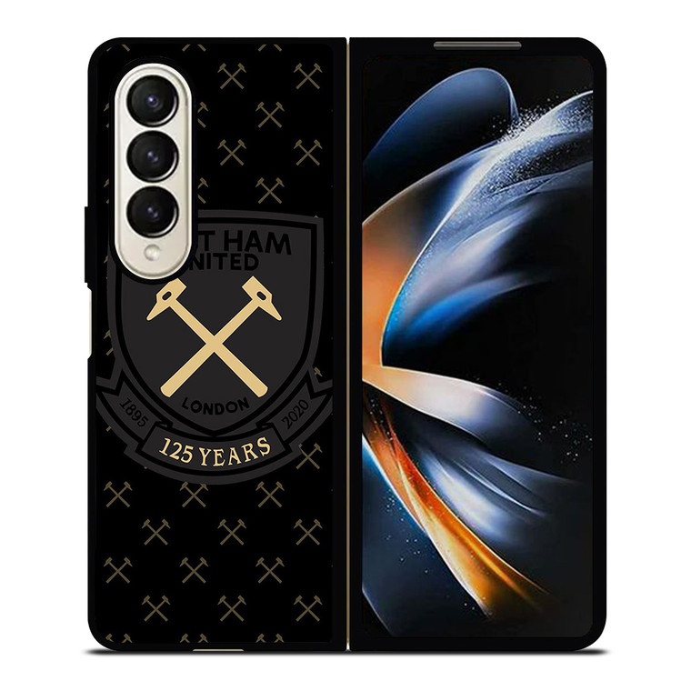 WEST HAM UNITED BLACK LOGO Samsung Galaxy Z Fold 4 Case Cover