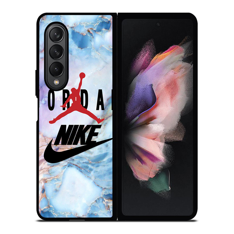 AIR JORDAN NIKE MARBLE Samsung Galaxy Z Fold 3 Case Cover