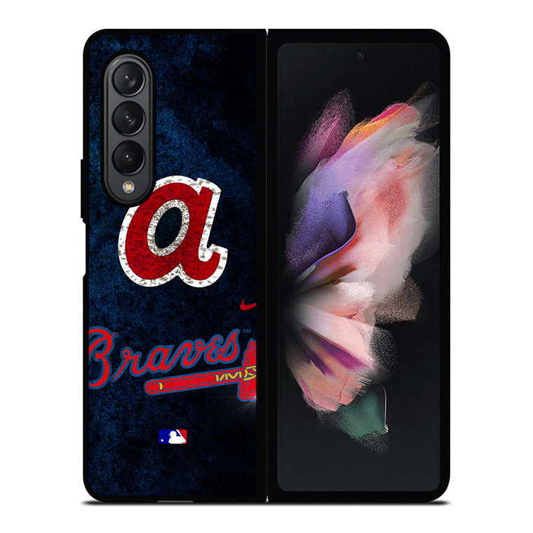 ATLANTA BRAVES MLB LOGO 2 Samsung Galaxy Z Fold 3 Case Cover