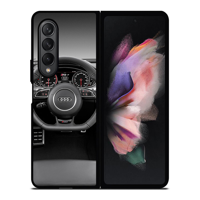 AUDI STEER LOGO Samsung Galaxy Z Fold 3 Case Cover
