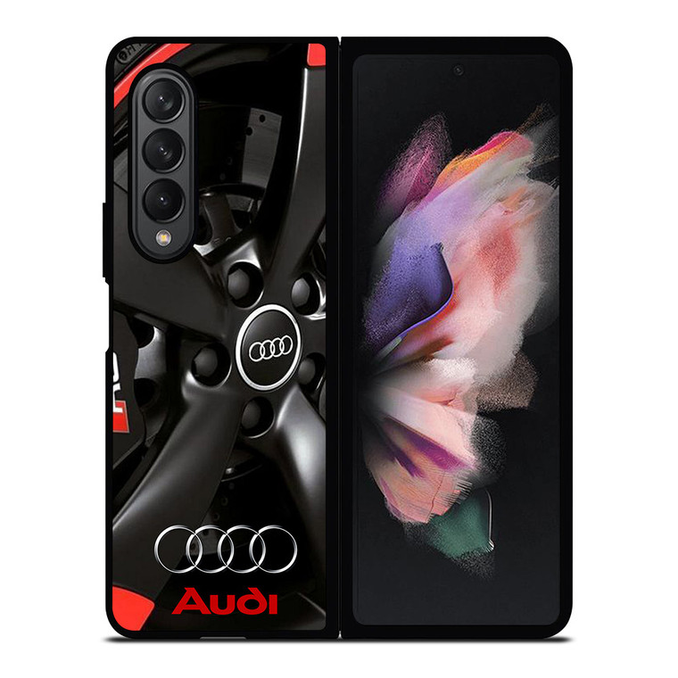 AUDI VELG LOGO BLACK Samsung Galaxy Z Fold 3 Case Cover