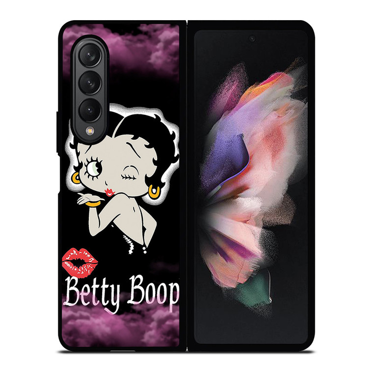 BETTY BOOP KISS CARTOON Samsung Galaxy Z Fold 3 Case Cover