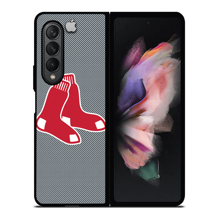 BOSTON RED SOX APPLE LOGO Samsung Galaxy Z Fold 3 Case Cover