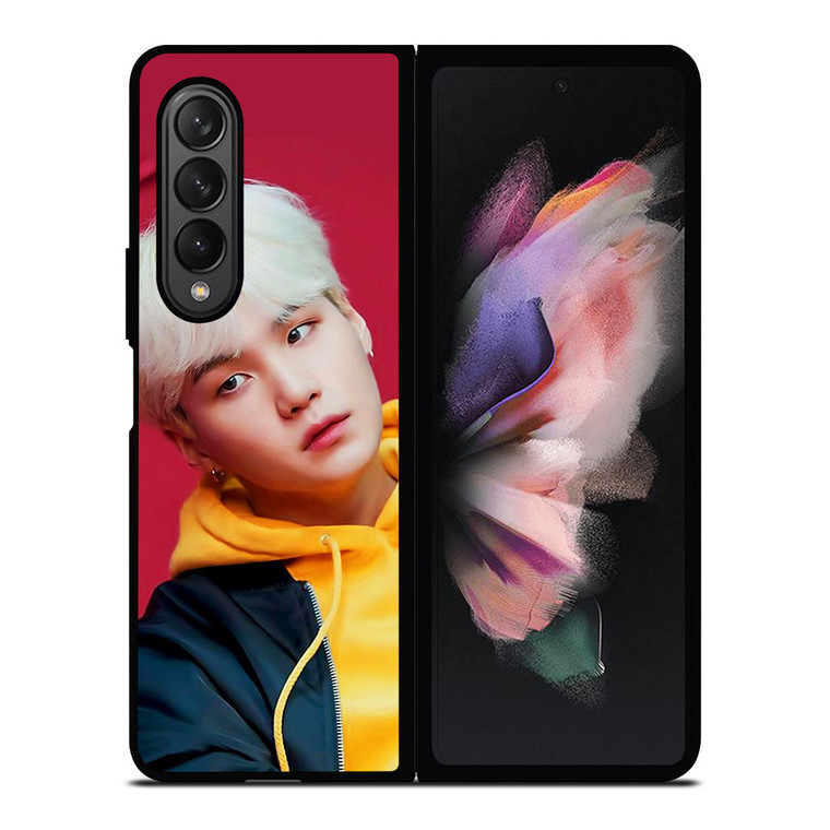BTS BANGTAN BOYS SUGA RED Samsung Galaxy Z Fold 3 Case Cover BTS BANGTAN BOYS SUGA RED Samsung Galaxy Z Fold 3 Case Cover